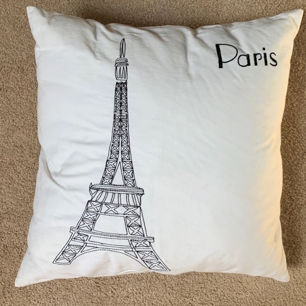 Eiffel Tower Pillow
